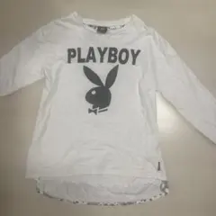 PLAYBOY ホワイト Tシャツ L y2k ギャル
