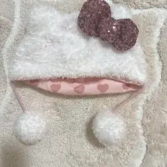 新作　USJ ハローキティ 　ファンキャップ　ユニバ　かぶりもの　キティー