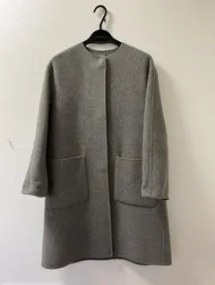 セオリーリュクス ノーカラーコート ダブルフェイススモールサイズ