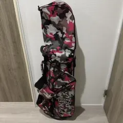 ピンク迷彩 キャディバッグ スタンド式