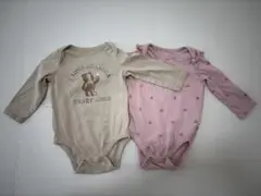 baby gap ベビー ロンパース 2点セット（クマ・ハート）