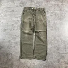 00s グレー コットンペインターパンツ カーハート 34×30