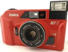 Konica MT-7 レッド コンパクトフィルムカメラのサムネイル