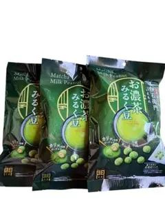 京都福寿園　伊右衛門 お濃茶 みるく豆 ３袋セットのサムネイル