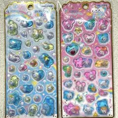【正規品】メロウアクアリウム　あわわちゃん　ハッピーマーチ　シール　２枚セット