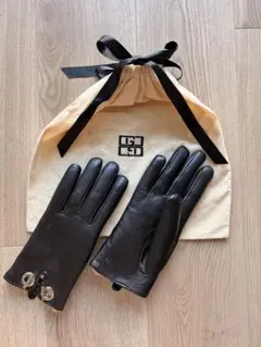 EMU AUSTRALIA Loch Glove レザー手袋 黒 - メルカリ