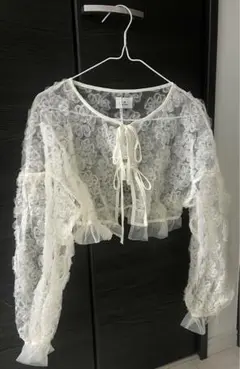 merry jenny flowerチュールブラウス ボレロ