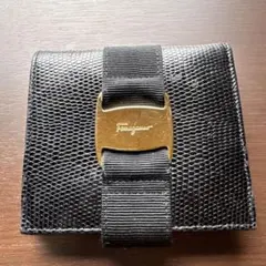 Salvatore Ferragamo フェラガモ 二つ折り財布 ブラックのサムネイル