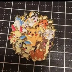 ポケモン　ピンバッチアート　ゴンベ ピカチュウ　プラスル　マイナン　ヘイガニ 非売品】ポケモン ピンバッジ ピカチュウ プラスル マイナン ゴンベ