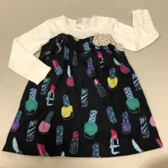 110cm KP トロワラパン　女の子ワンピース　新品　サンプル品のサムネイル