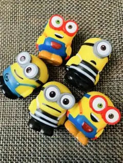 ミニオンズ　ソフビ　5体セット　窓辺に飾って^_^のサムネイル