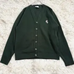 良品✨ ローリンソン スクールカーディガン メンズS ワンポイント ビショップ
