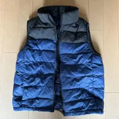 UNIQLO ダウンベスト 150 ネイビー/ブラック