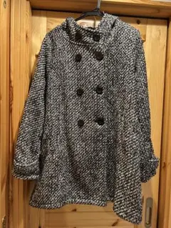 レディース 大きいサイズ ツイード コート 4 L