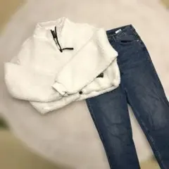 【上下2点セット】H&M パーカー ジーンズ
