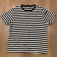 ストライプデザイン コットンTシャツのサムネイル