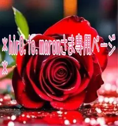 * hir0.to.maronさま専用ページ*