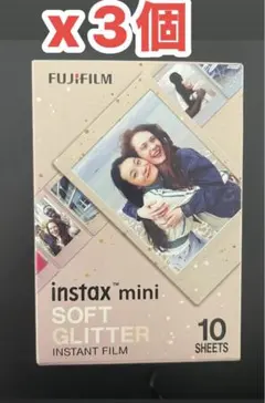 FUJIFILM instax mini SoftGlitter 10枚入りx3