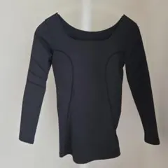 リントスル パーフェクトフォームトップス ロングスリーブ M ブラック