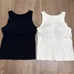 UNIQLO アメリカンスリーブブラタンクトップ Mサイズ 2色セット