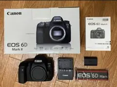 良品2374ショット】Canon eos 6D markII 2 ボディ 本体 - メルカリ