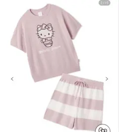 サンリオハウス ジェラピケ スムーズィーセットアップ キティ ピンク 新品タグ付