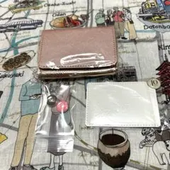 B-Three　ビースリー　キーカードケース　コンパクトミラー、マグネット