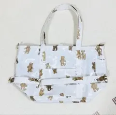 【美品】ジェラートピケ クマ柄 マザーズバッグ