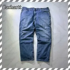 Carhartt デニム ジーンズ ワイド ストレート 極太 フェード W44