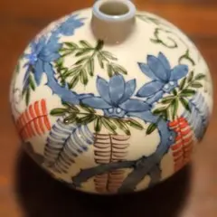 古伊万里 色絵 瓶 徳利 花瓶 南蛮人図 - メルカリ