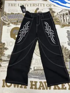 theSupermade ブラックデザイン ワイドパンツ 新品タグ付き