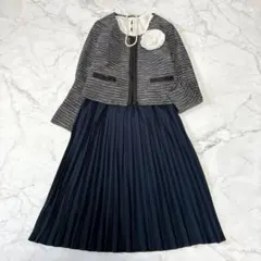 スカートセットアップ♡　クローネ　ユニクロ　卒業式　入学式　セレモニー　紺　M