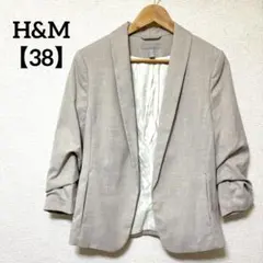 H&M【38】ジャケット テーラードジャケット レディース 7部丈