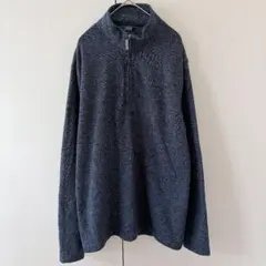 アイゾッド ハーフジップ ネイビー 長袖 L 混紡 普段着 キャンプ メンズのサムネイル