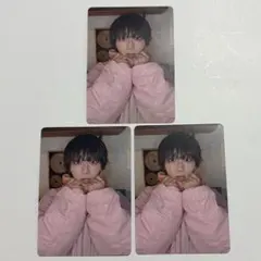 なにわ男子 HARDWORK 特典 トレカ 大西流星 3枚