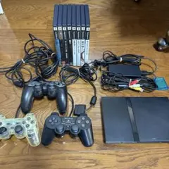 動作確認済 PS2 薄型 すぐ遊べる人気ソフト8本セット