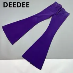 DEE DEE ソウルフラワー バイカラーベルボトム デニムフレア Y2K 31