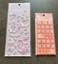 サンリオ　タイルシール　ぷっくりシール　2点セット