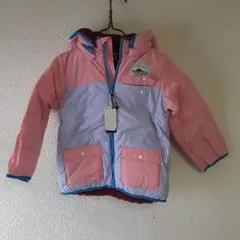 フード付きジャケット 120cm ピンク/水色