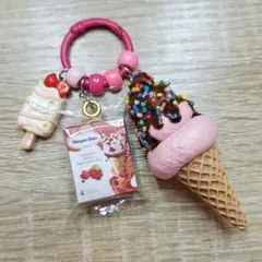 Jewel様】じゃらじゃらキーホルダー マーブルチョコアイス クッキー