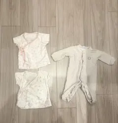 ファミリア　新生児　50 60 ベビー服 3点セット
