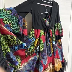 カラフルなベリーダンスセットアップ