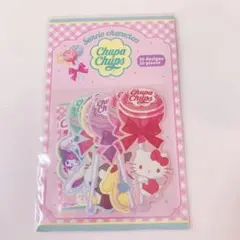 サンリオ　チュッパチャプス　コラボ　ステッカー　シール　シナモロール　キティ