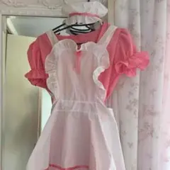【中古】コスチューム コスプレ メイド服 3点セット