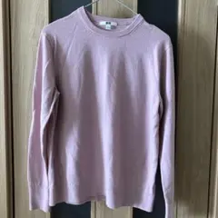 UNIQLO 長袖ニット　XLサイズ　ピンク