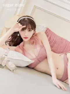 新品未着用 ☆ チュールリボン バストアップ ビキニ 2点セットのサムネイル