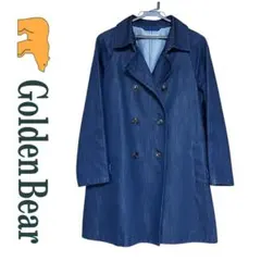 Golden Bear★ デニムインディゴブルー トレンチコートのサムネイル