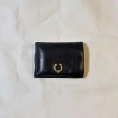 GUCCI 二つ折り財布 ブラック レザー