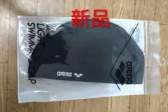 arena 水泳キャップ 新品　黒のサムネイル