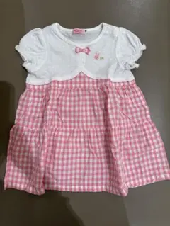 【水通しのみ】mikihouse ホットビスケッツ ワンピース　90